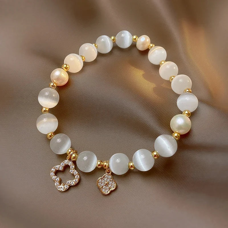 Kirykle Natural Crystal Bracelet - Flora