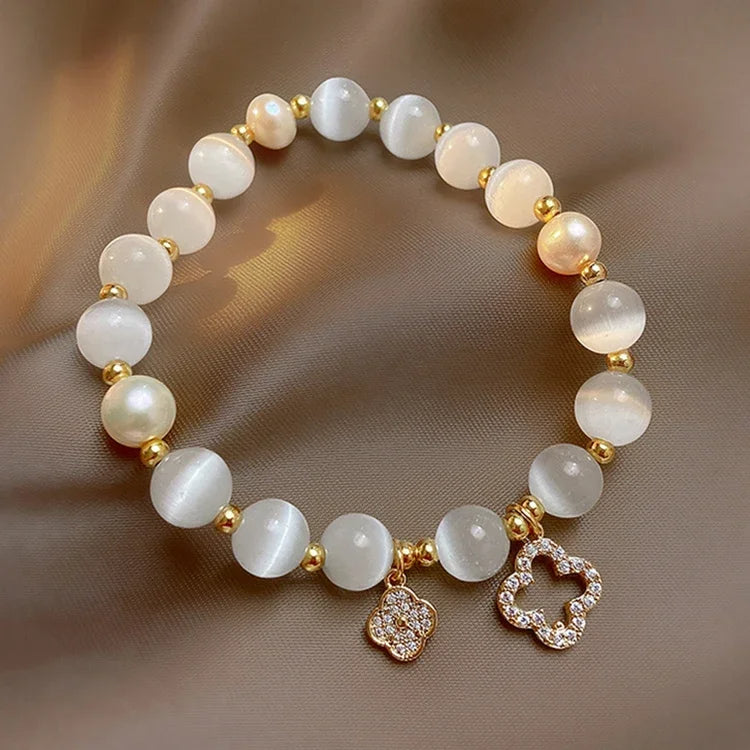 Kirykle Natural Crystal Bracelet - Flora