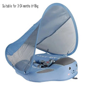 Aqua Non-Inflatable Baby Swimming Float Seat with Canopy – Safe, Leak-Free Pool Float for Ages 6–36 Months