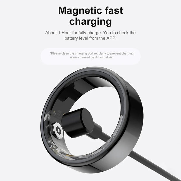 Aqua Advanced Smart Ring for Health Tracking - Aqua