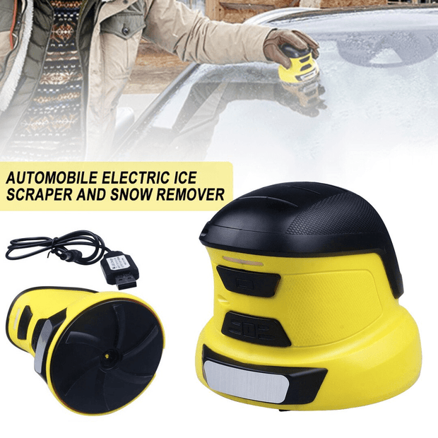 Aqua Electric Windshield Scraper for Efficient Ice Removal - Aqua