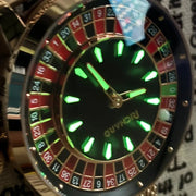 Aqua Luxury Roulette Watch for Stylish Elegance - Aqua