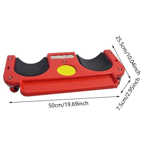 Aqua Rolling Knee Pads with Wheels for Easy Use - Aqua
