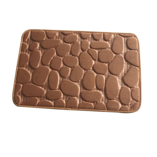 Aqua Water Absorbent Bath Mat for Ultimate Comfort - Aqua