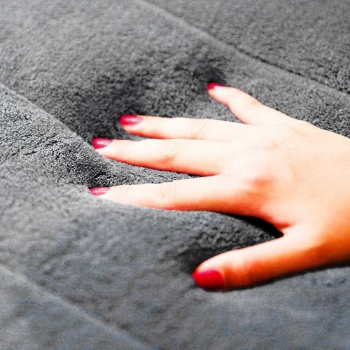 Aqua Water Absorbent Bath Mat for Ultimate Comfort - Aqua