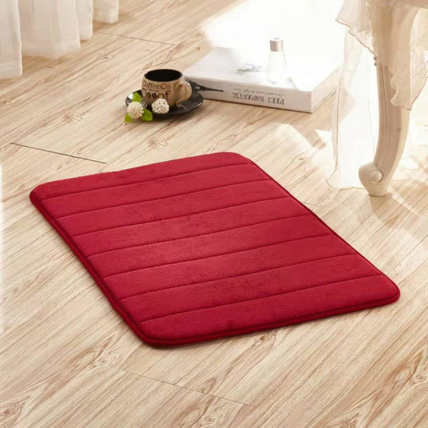 Aqua Water Absorbent Bath Mat for Ultimate Comfort - Aqua