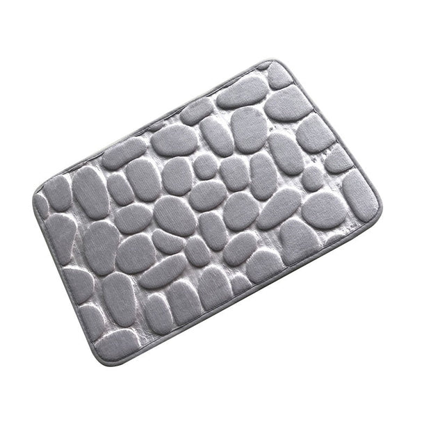 Aqua Water Absorbent Bath Mat for Ultimate Comfort - Aqua