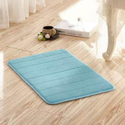 Aqua Water Absorbent Bath Mat for Ultimate Comfort - Aqua