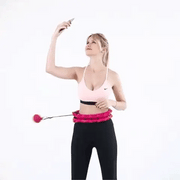 Aqua Weighted Hula Hoop for Fitness - Blue Design - Aqua